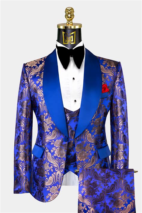 gentleman's guru blue wedding suit.